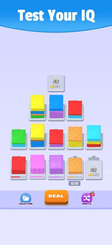 Paper Shuffle Sort 1.1 Screenshot