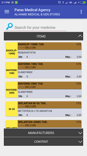 Paras Group ProductList 1.0 Screenshot