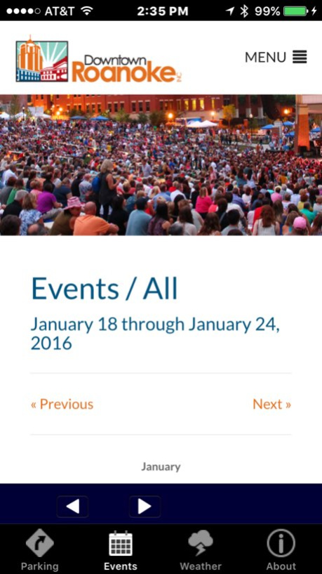 Park Downtown Roanoke 5.0.0 Screenshot