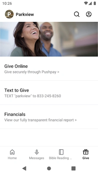Parkview Community Church 6.23.8 Screenshot