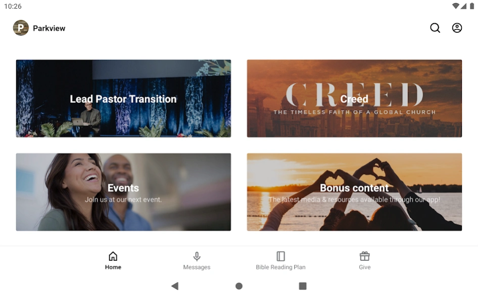 Parkview Community Church 6.23.8 Screenshot