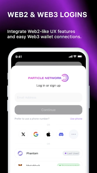 Particle Wallet 2.0.9 Screenshot