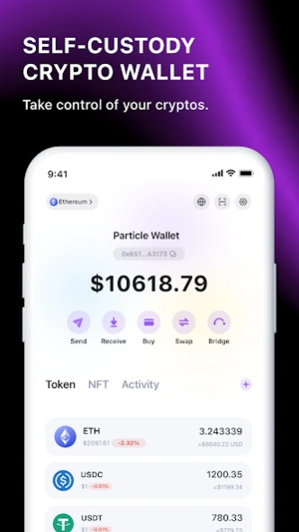 Particle Wallet 2.0.9 Screenshot