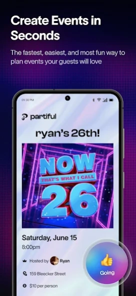Partiful: Party Invite Maker 3.10.07 Screenshot