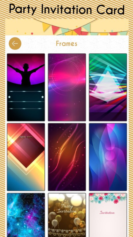 Party Invitation Card Creator 1.2 Screenshot