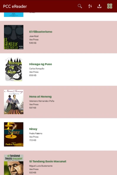 Pasig Catholic College eReader 3.5.0 Screenshot