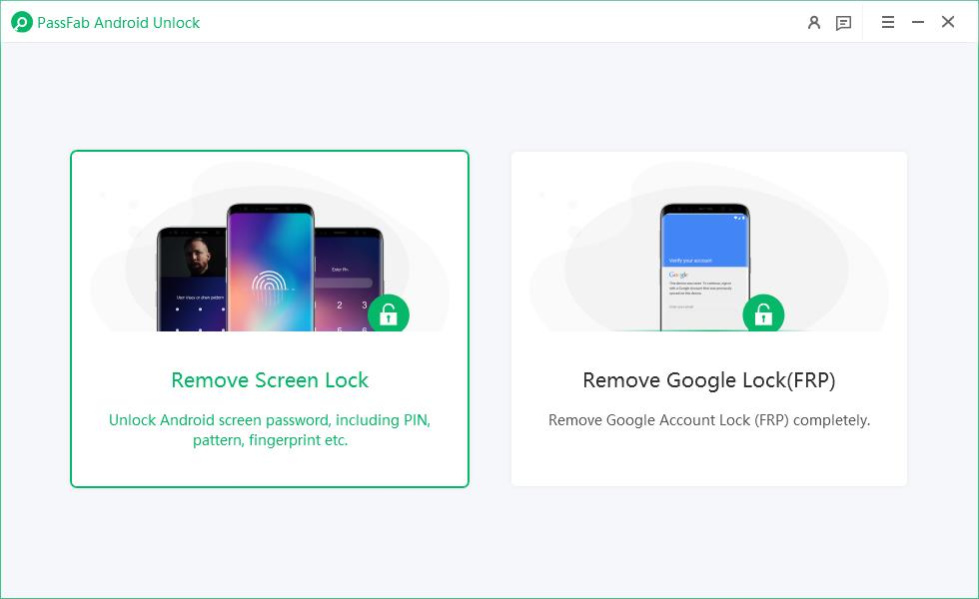 PassFab Android Unlocker 2.2.1 Screenshot