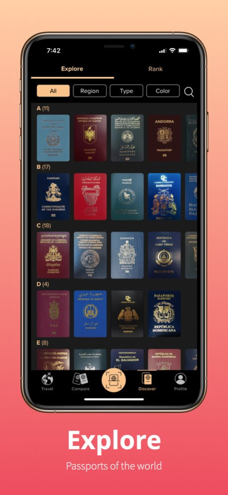 Passport Index 1.21.5 Screenshot