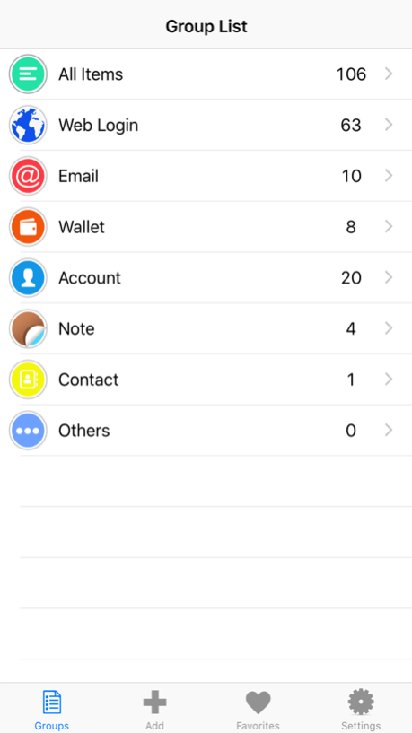 Password Manager Pro Keep passcode.s safe & lock private account.s 1.6 Screenshot