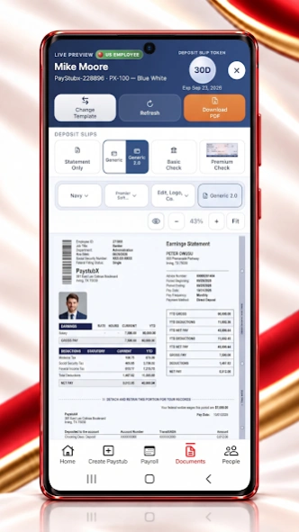 PaystubX: Paystub Generator 10.0.42 Screenshot