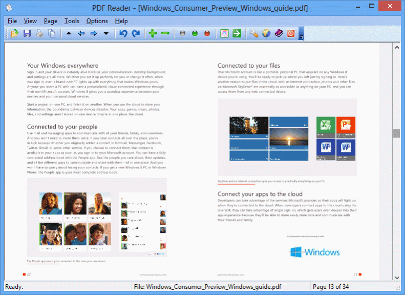 PDF Reader for Windows 10 3.01 Screenshot