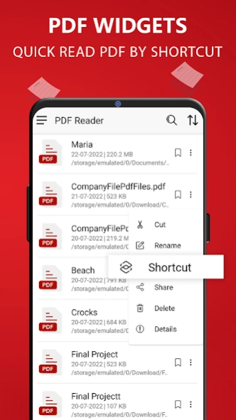 PDF Reader - PDF Converter  Screenshot