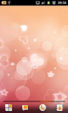 Peach Hearts Ã¢Â€Â“ Live Wallpaper 2.0 Screenshot