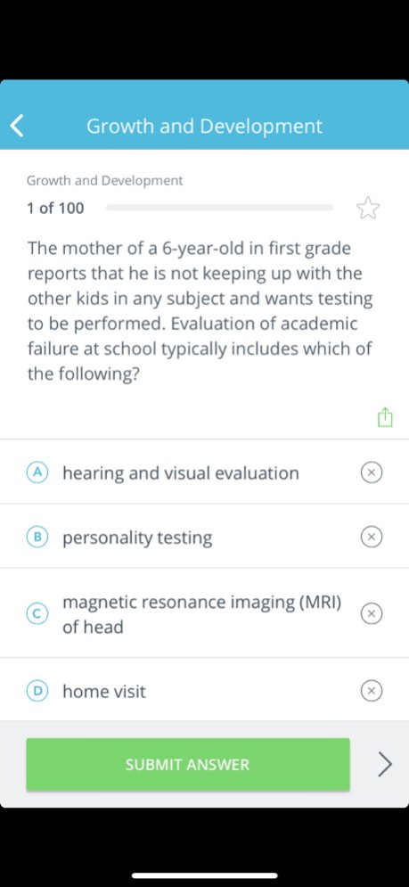 USMLE Pediatrics Q&A by LANGE 8.16.6379 Screenshot