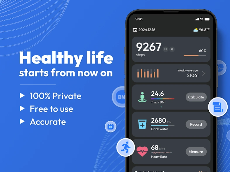 Pedometer - Walk & Run & Ride 1.16.5 Screenshot