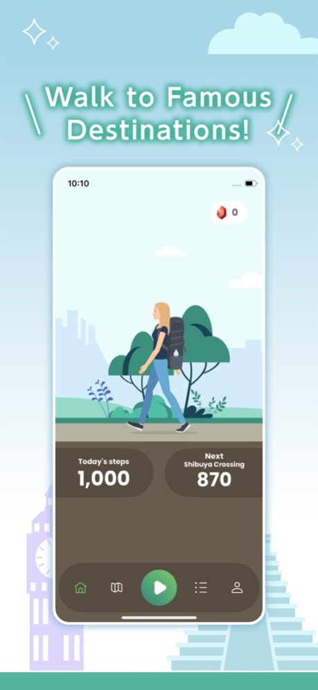 Pedometer World - Step Counter 1.0.3 Screenshot