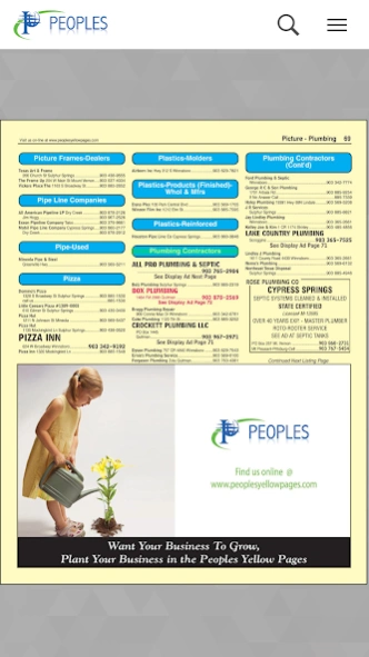 Peoples Telephone Directory 7.5.1 Screenshot