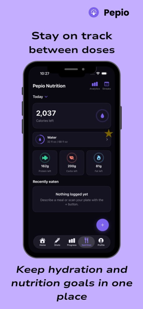 Pepio: Peptide GLP-1 Tracker 1.26 Screenshot