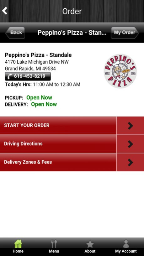 Peppinos Pizza  Screenshot