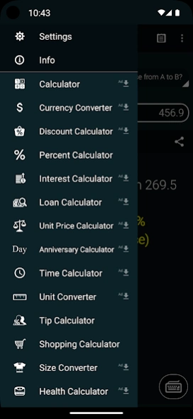 Percent Calculator  Screenshot