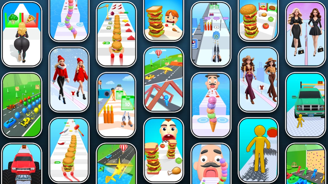 Perfect Runner: 3D Mini Games  Screenshot