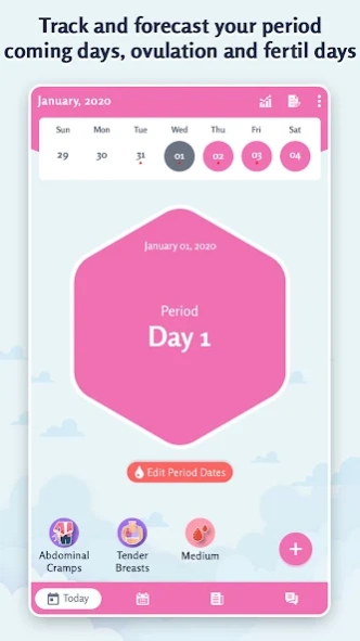 Ovulation: Period Tracker  Screenshot