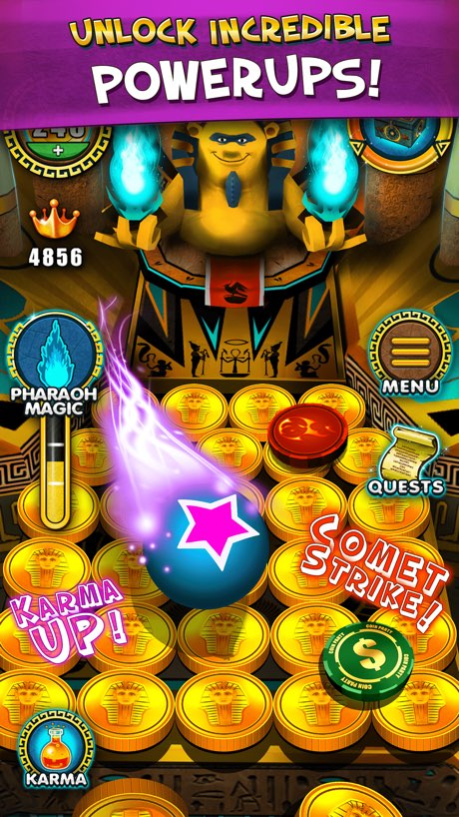 Pharaoh's Party: Coin Pusher 1.4.1 Screenshot
