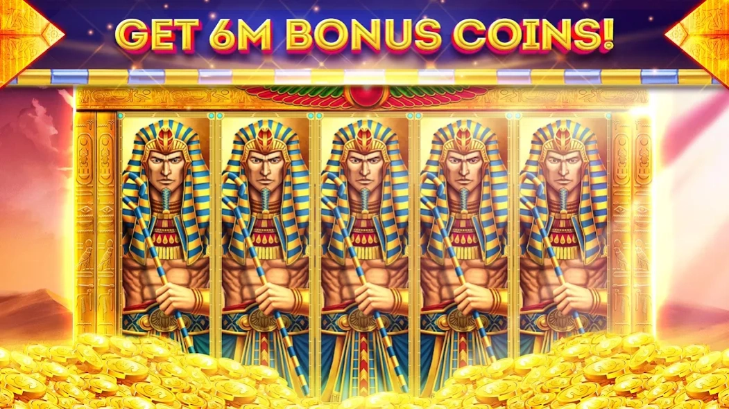 Pharaohs of Egypt Slots Casino 1.55.56 Screenshot