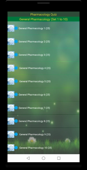 Pharmacology Quiz 717 Screenshot