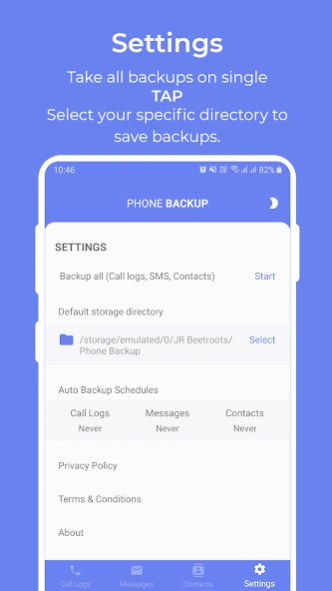 Phone Backup 1.2.6 Screenshot