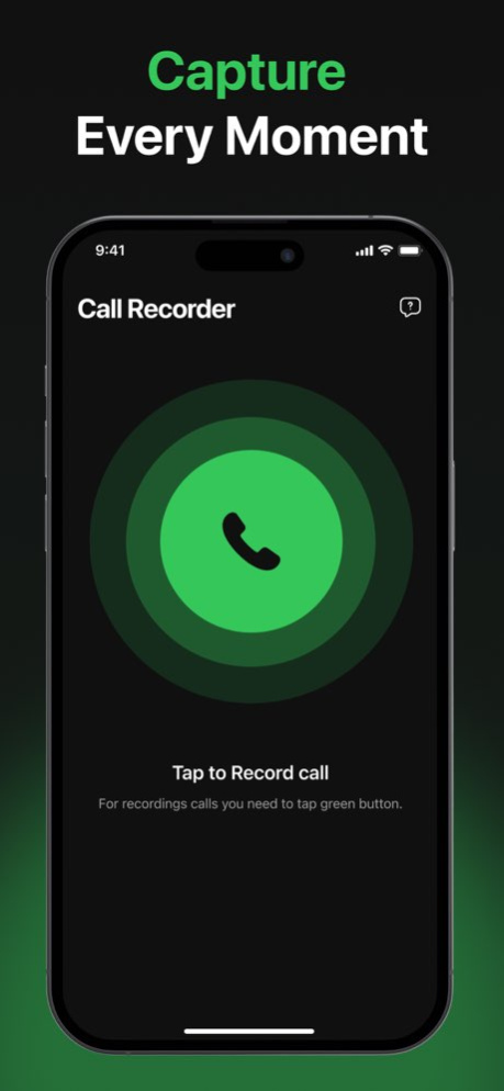 Phone Call Recorder: Callsy 1.0.1 Screenshot