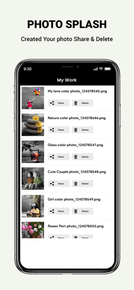 Photo Color Splash Editor 1.6 Screenshot