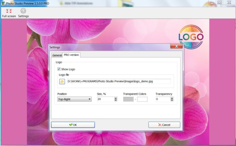 Photo Studio Preview 1.6 Screenshot