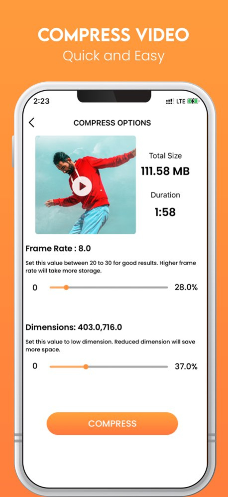 Photo & Video Compressor 1.1 Screenshot