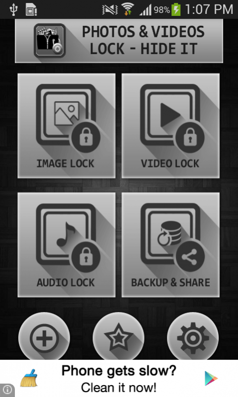 Photos & Videos Lock - Hide It 1.2.8 Screenshot