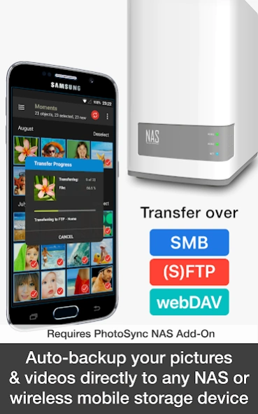 PhotoSync Autotransfer Add-On 3.4.1 Screenshot