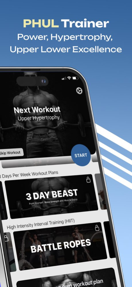 PHUL Workout Split Routine 3.0 Screenshot