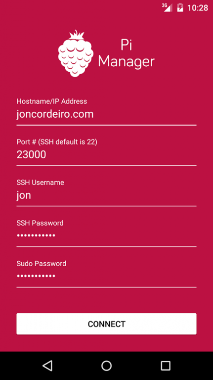 Pi Manager 1.1 Screenshot