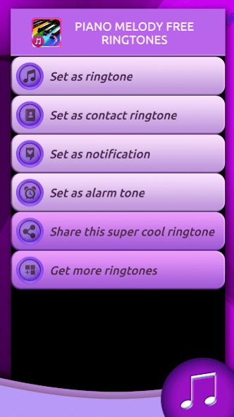 Piano Melody Free Ringtones 2.1.2 Screenshot