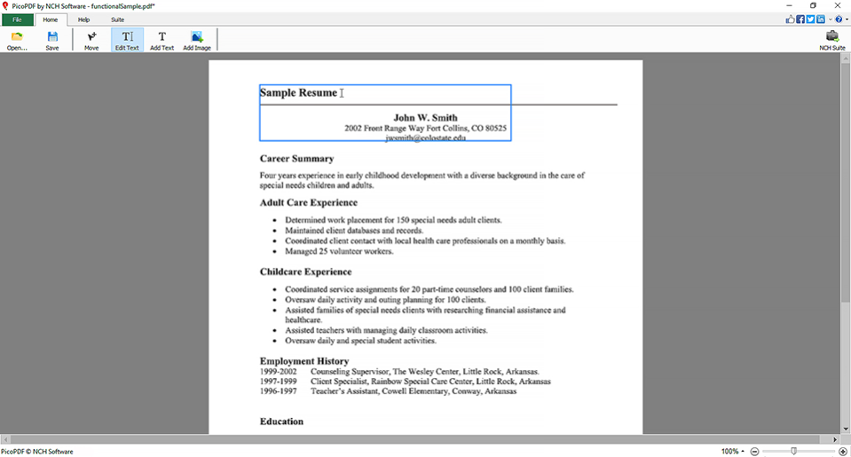 PicoPDF PDF Editor 8.04 Screenshot