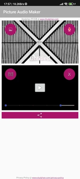Picture Audio Maker 1.4.4 Screenshot