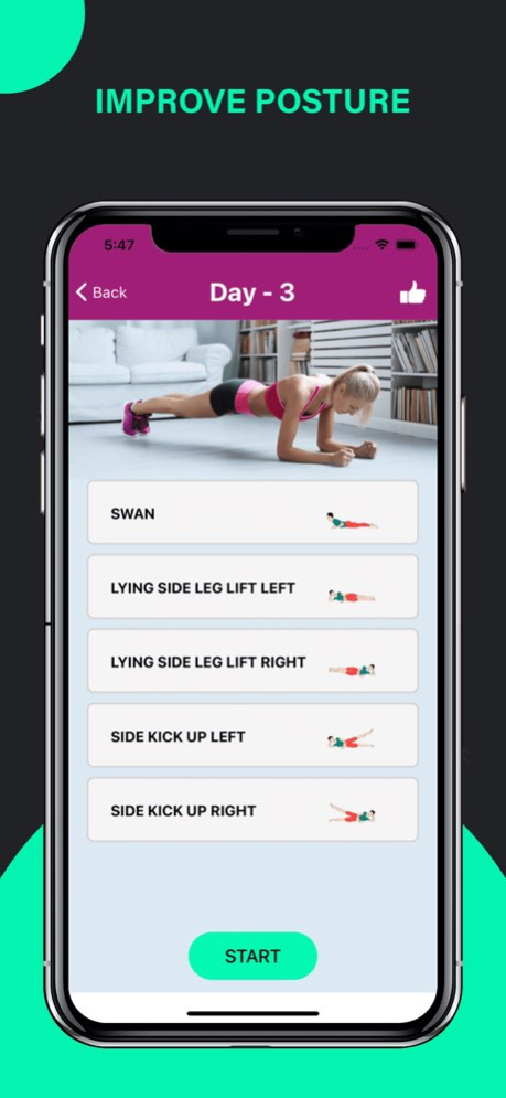 Pilates Yoga Fitness Workouts 2.1.7 Screenshot