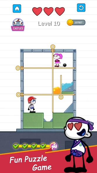 Pin Puzzle: Pencil Hero Rescue  Screenshot