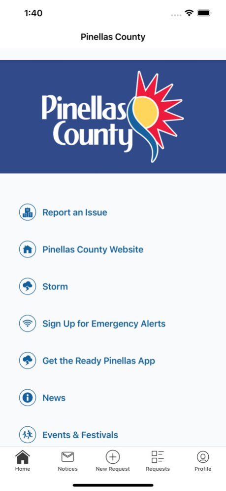 Pinellas SeeClickFix 7.0.0 Screenshot