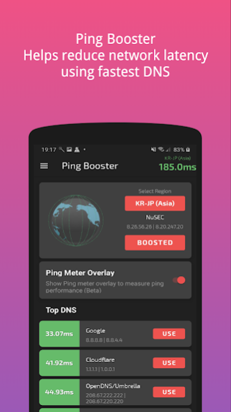 Ping Booster ⚡Winner settings 1.0.23 Screenshot
