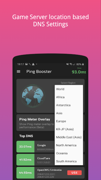 Ping Booster ⚡Winner settings 1.0.23 Screenshot