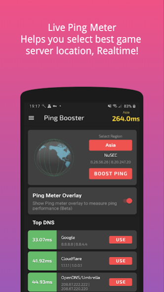 Ping Booster ⚡Winner settings 1.0.23 Screenshot
