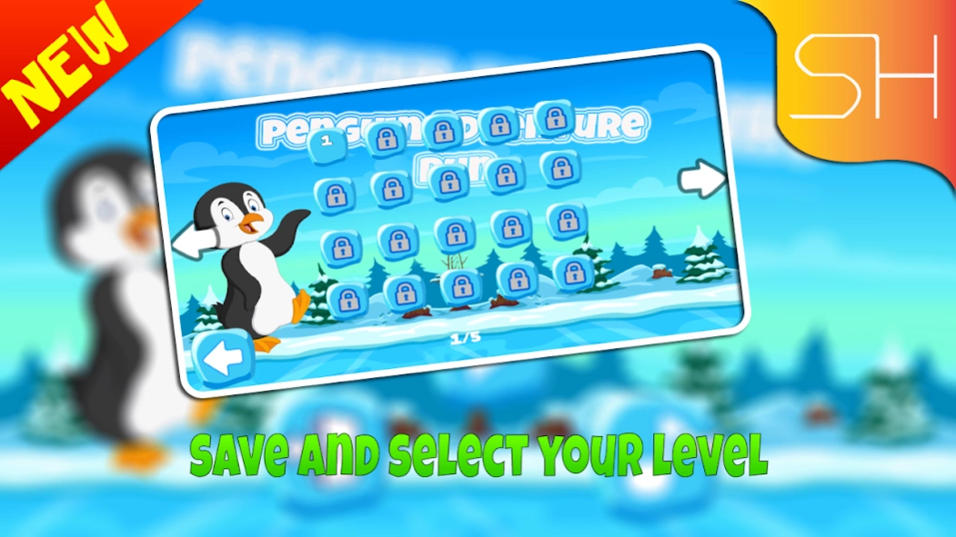 pinguan adventure run jump 1.0.1 Screenshot