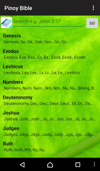 Pinoy Bible 9.29 Screenshot