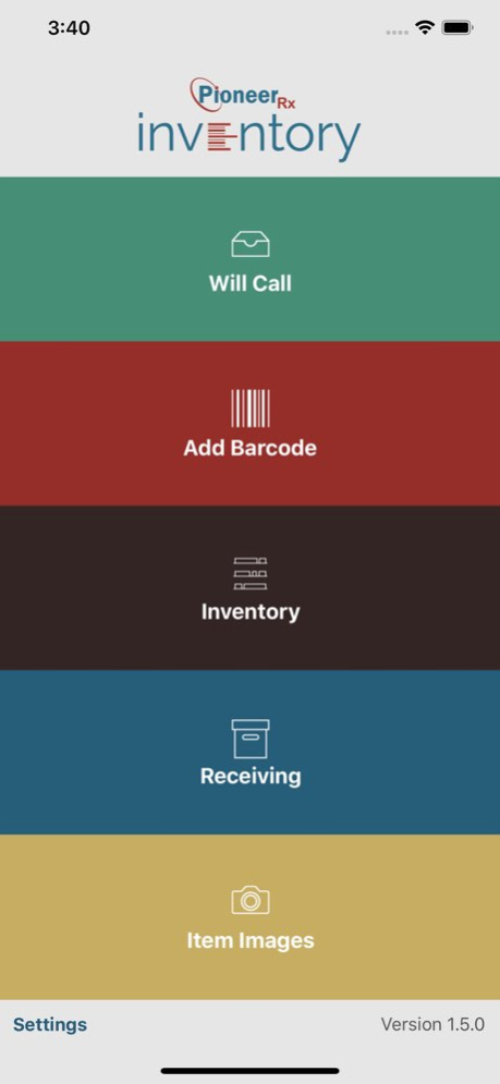 PioneerRx Mobile Inventory 6.1.3 Screenshot